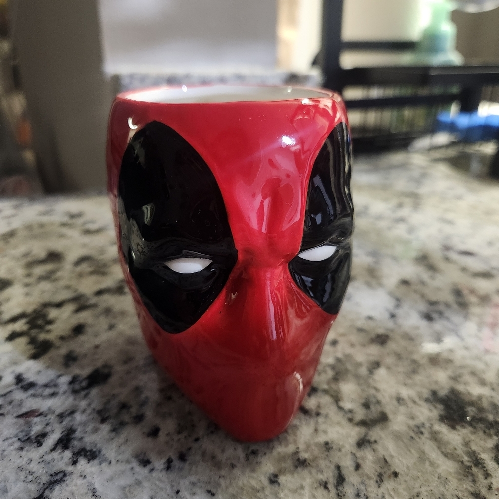 Red and Black Character Mug